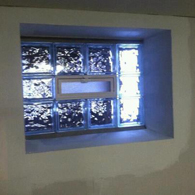 Basement window from inside